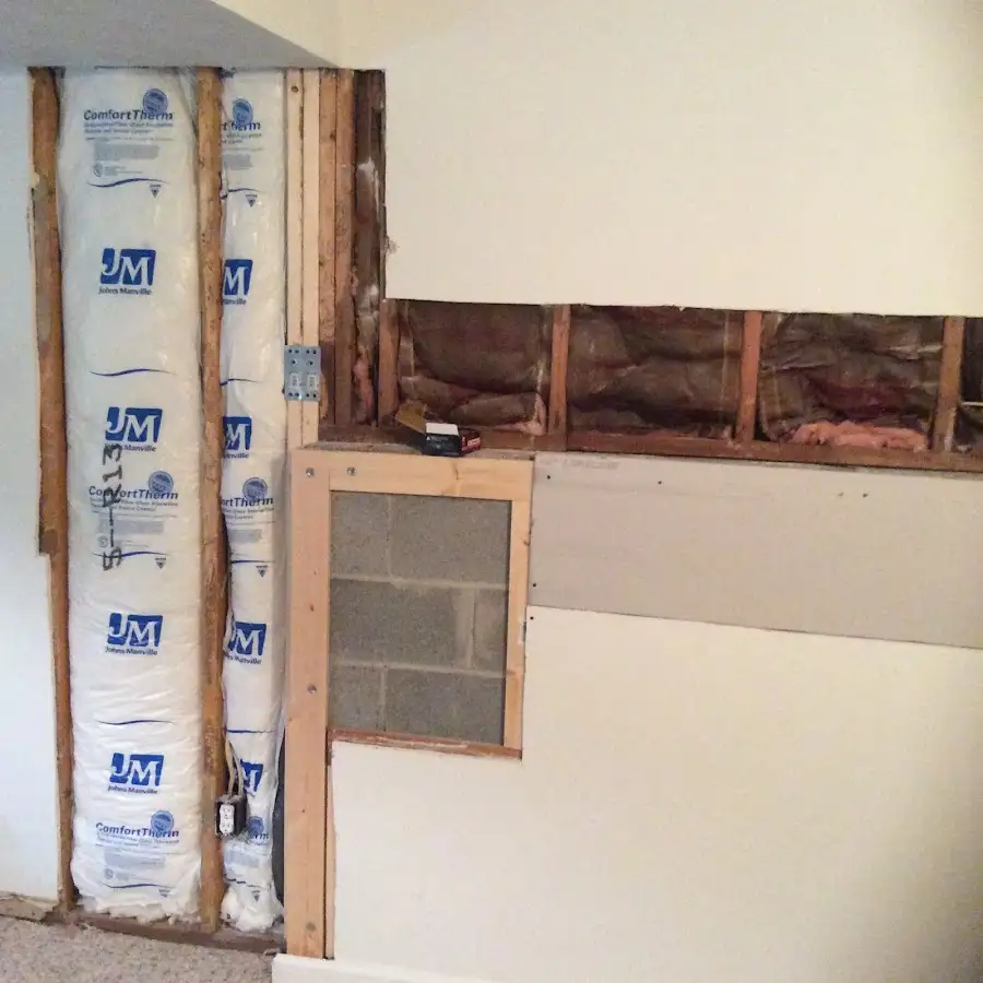 Wall insulation replacement during Contents Cleaning & Restoration in Coalinga